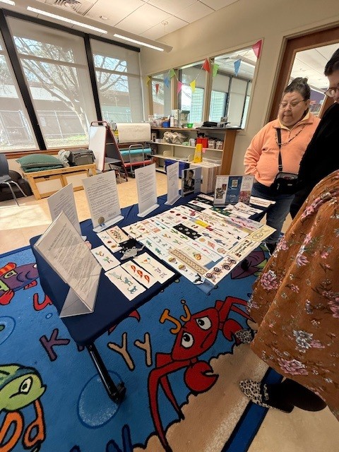 Embroidered Bookmarks displayed at our Annual Celebration