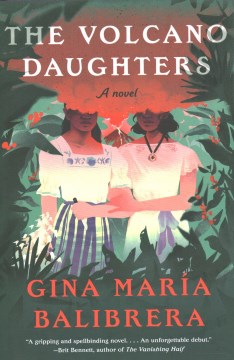 two girls with traditional mexicna blouse and skirt whose faces are hidden behind smoke of a volcano