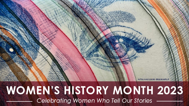 Women's History Month banner by Ana Lozaro